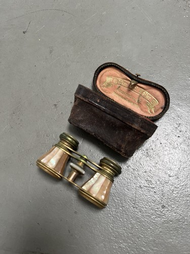 Antikes perlmutt opernglas mit - perlmutt,