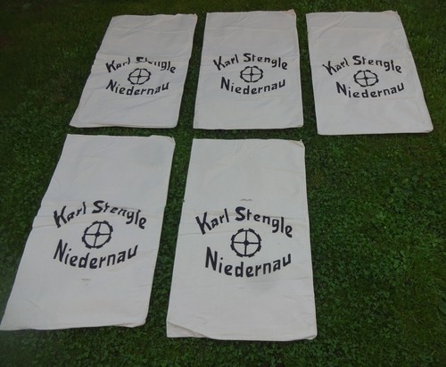 Alter leinen sack mehlsack - 5,