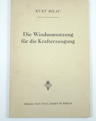 Kurt bilau windausnutzung - kurt,