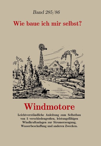Bauanleitung bauplan windrad - bauplan,